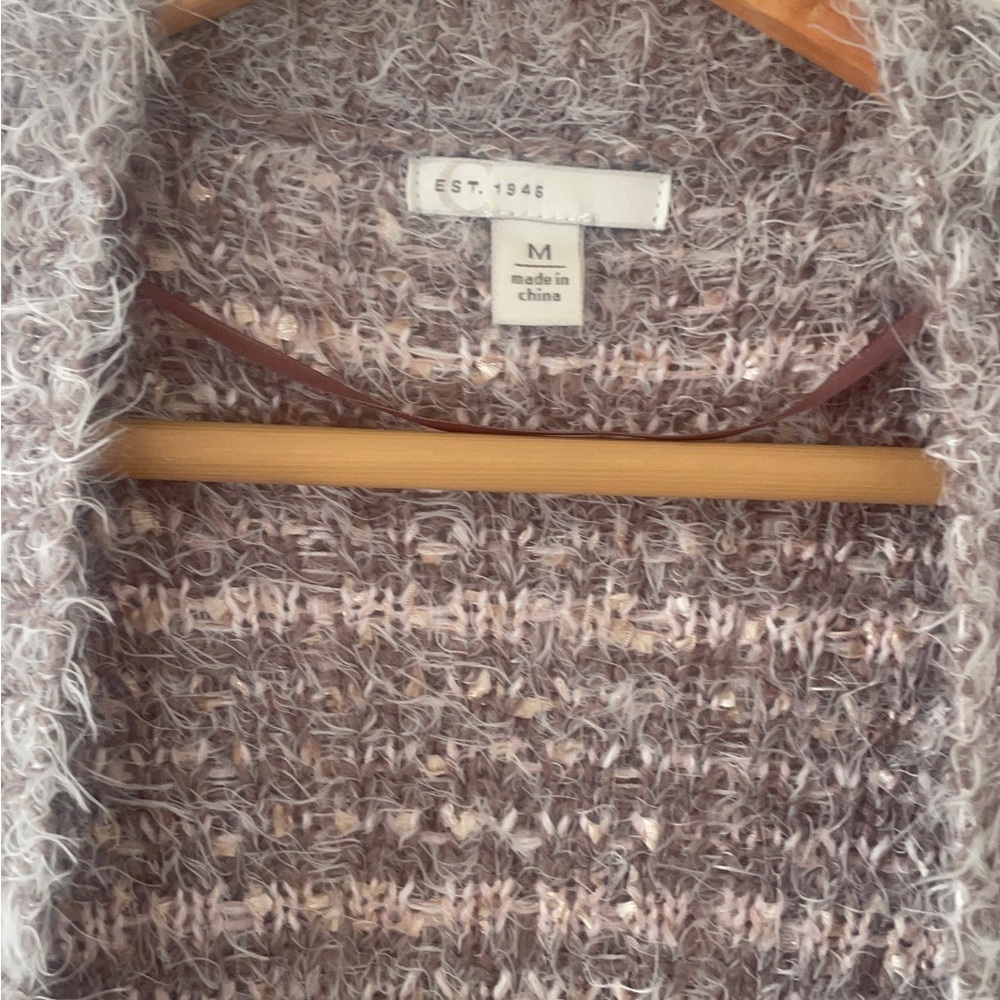 Cato Textured Gray Women's Cardigan - Picture 5 of 7